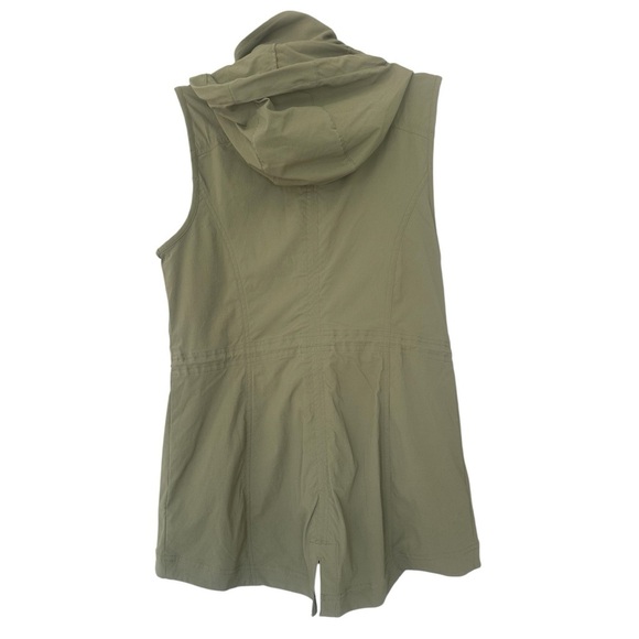 L.L. Bean Women's Olive Green Performance Utility Vest Sleeveless Sz S - Picture 2 of 10
